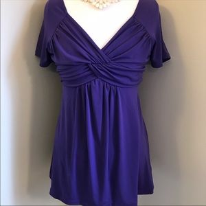 Daisy Fuentes Purple Blouse